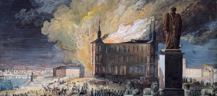 Branden i palatset Makalös 1825