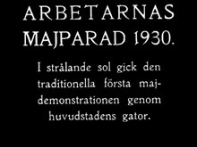 Första maj, fruktbåt och HSB:s barnkammare - SF:s veckorevy från maj 1930