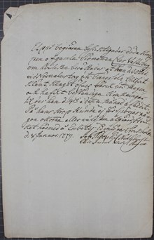 Läkarbesiktning av sjömannen Clas Vesterbergs döda kropp efter olyckan vid Norrmalmstorg 30 december 1778