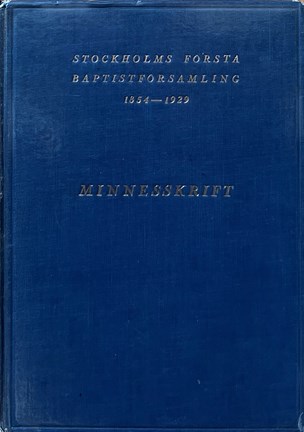 Omslag Stockholms första baptistförsamling