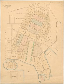 1847 års karta över Jacob församling