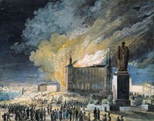 Palatset Makalös brand 24/11 1825