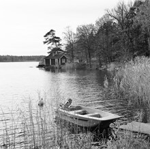Sjön Magelungen mellan Ågestabron och Forsen