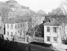 Spökslottet vid Drottninggatan 116. I högskolans ägo sedan 1926