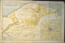 Gröndals villastad – karta och reklamfolder