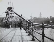 Strömgatan. Vattenledning 1899 