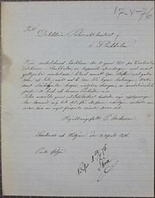 Sundsvallsbo bestulen på Centralstation - brev 1876