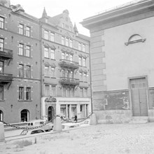 Torstenssonsgatan 15 (Storgatan 40) och Storgatan 38 från Storgatan 41