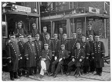 Personal i spårvägen våren 1906