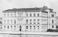 Nationalmuseums fasad mot Skeppsholmen