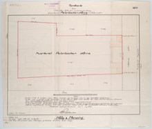 Underlag för bygglov år 1922, fastigheten Pelarbacken större 16
