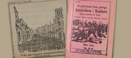 Två källor: vad hände vid rösträttsdemonstrationen 1902?