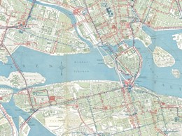 Karta från 1956