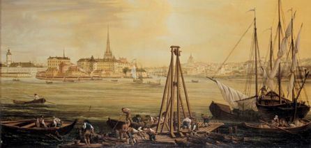 Johan Sevenbom målade Stockholmsvyer 