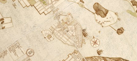 1645 års karta över Stockholm