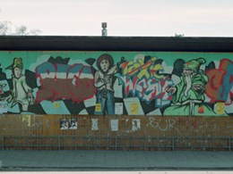 Graffiti på en vägg