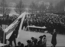 Film från Bondetåget 6 februari 1914