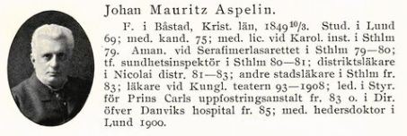 Johan Mauritz Aspelin i Svenskt porträttgalleri