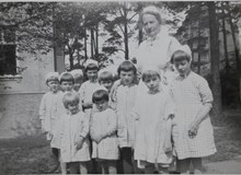 Sällskapet Soeurs de Charité - barn på sommarvistelse 1924 