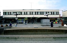 Tunnelbanestationen i Fruängens centrum