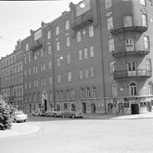 Storgatan 52 vid hörnet av Fredrikhovsgatan