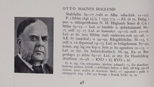 Otto Magnus Höglund. Ledamot av stadsfullmäktige 1889-1917