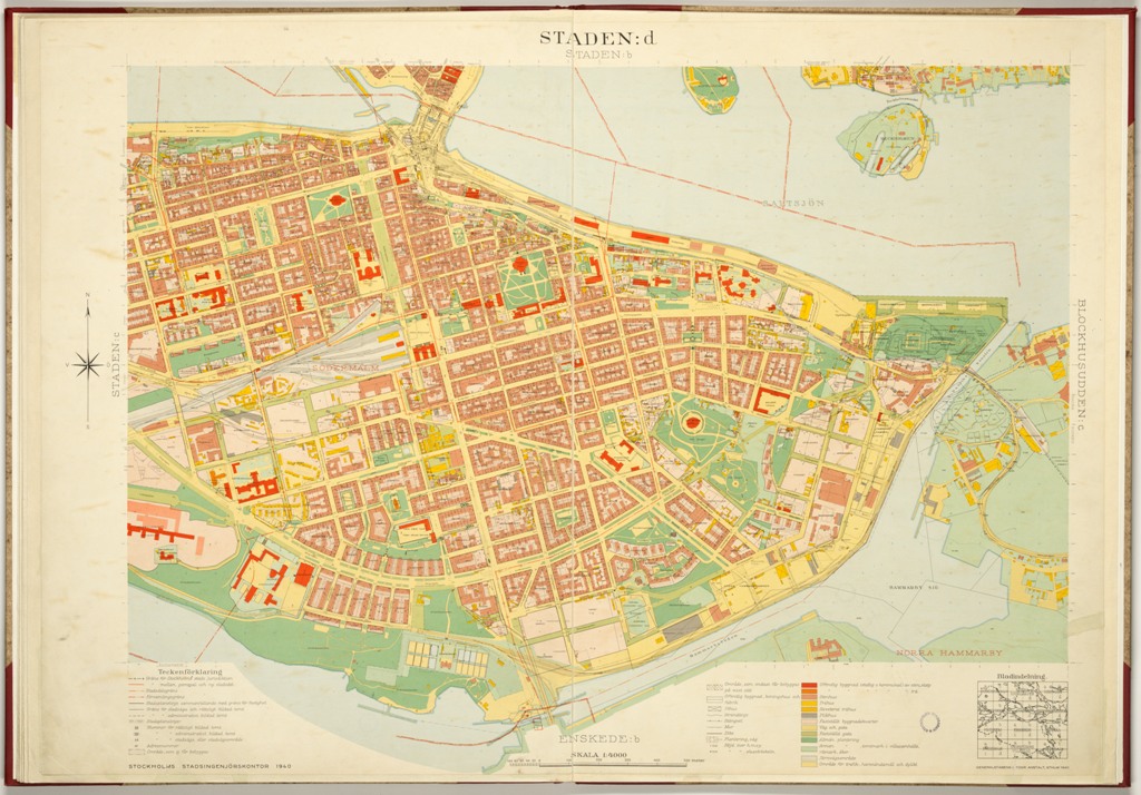 1938-1940 års karta, blad "Staden:d" - Stockholmskällan