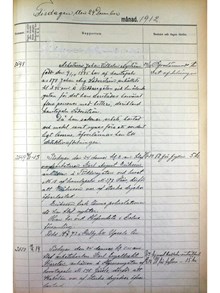 Polisrapporter om berusade stockholmare julen 1912 