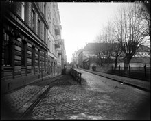 Bellmansgatan norrut från Sankt Paulsgatan före genomsprängningen av Hornsgatan