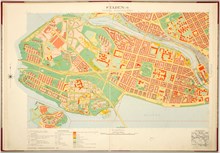 1938-1940 års karta, blad "Staden:a"