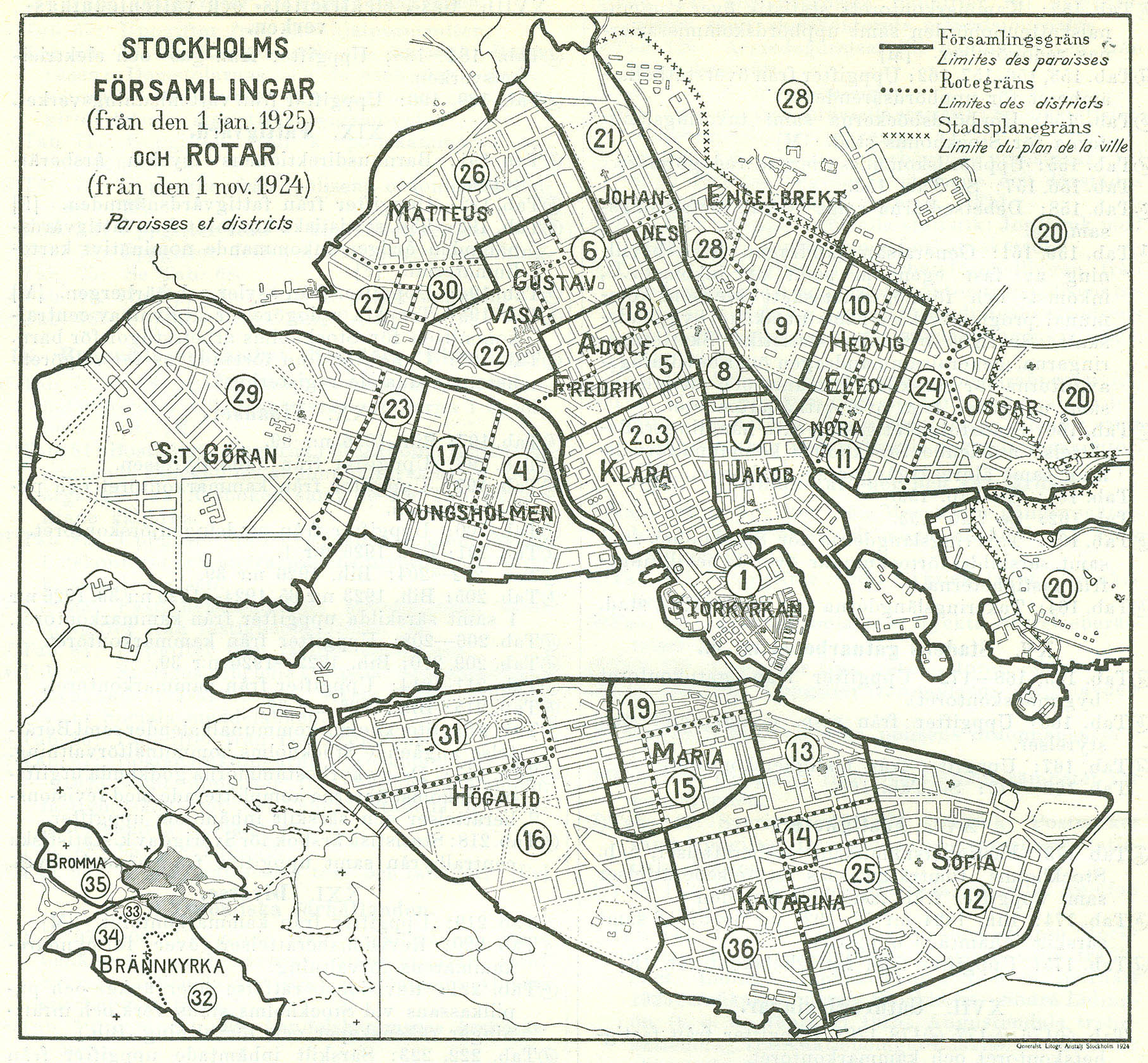 Stockholms Församlingar Karta | Karta