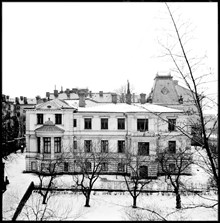 Brahegatan 47-49. Wallenbergs villa. Södra fasaden