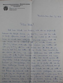 En lärarinnas oro för att mista arbetet efter giftermål - brev till Alva Myrdal 1939.