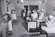Finare matlagning - Spånga Yrkesskolor ca 1946