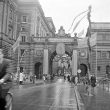 Riksbron. Gustav V:s 85-årsdag, 16 juni 1943