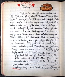 Maja Berghs dagbok fettisdagen 1915 