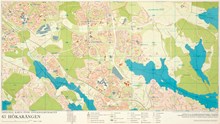 Karta "Hökarängen" år 1969