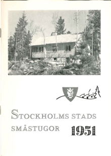 Stockholms stads småstugor 1951