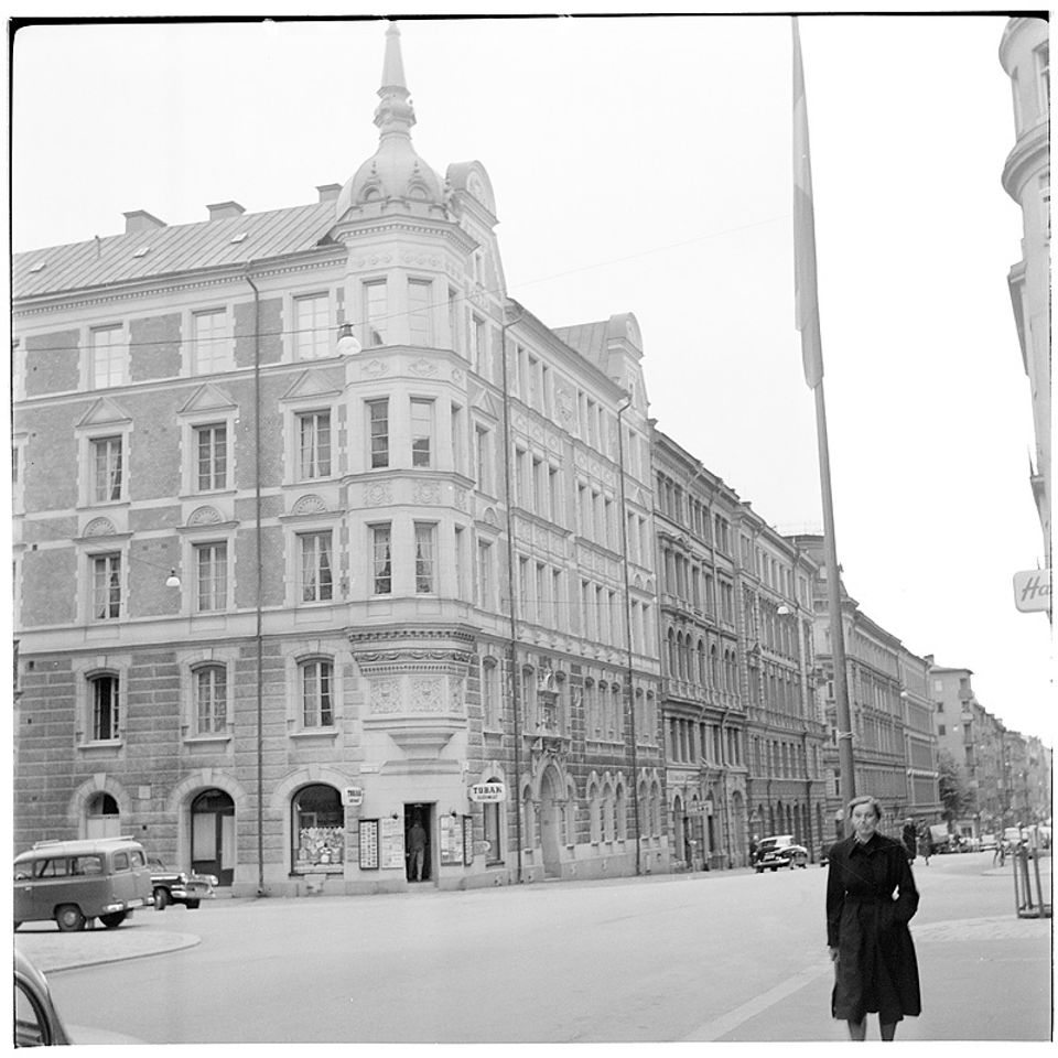 Hörnet Östermalmsgatan-Nybrogatan - Stockholmskällan