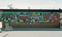 Graffiti på före detta tunnelbanehall, Bagarmossen