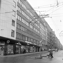 Linnégatan 1 - 5 vid Brahegatan