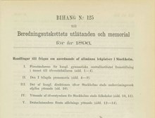 Om behovet av allmänna lekplatser i Stockholm på 1890-talet