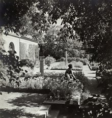 Galleriterrassen på Waldemarsudde år 1945