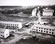 Radhusbyggande i Björkhagen 1948-52
