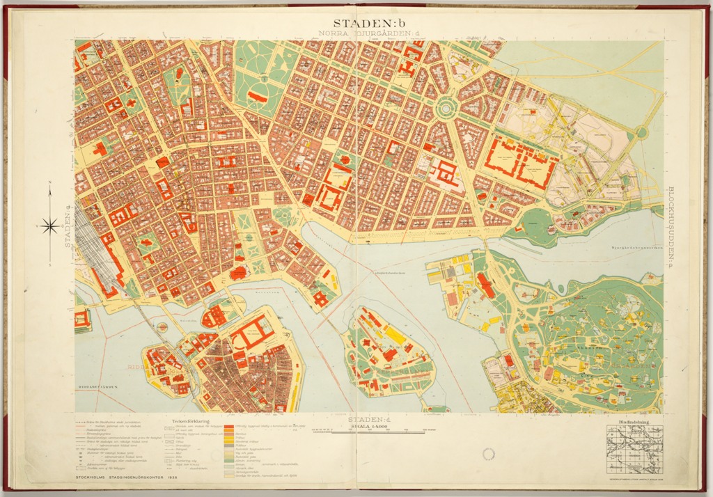 1938-1940 års karta, blad "Staden:b" - Stockholmskällan