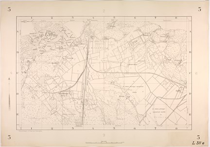 1912 års karta över Brännkyrka 