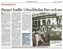 Burget badliv i Stockholm förr och nu