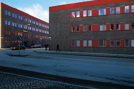 Kirunagatan och Indalsbacken i Vällingby