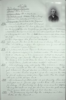 Föreningen för sinnesslöa barns vård - Carl Magnus 12 år intagen på föreningens skola 1896