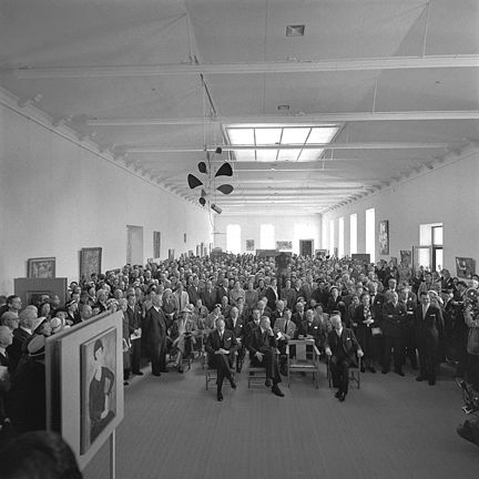 Moderna museets invigning, 9:e maj 1958